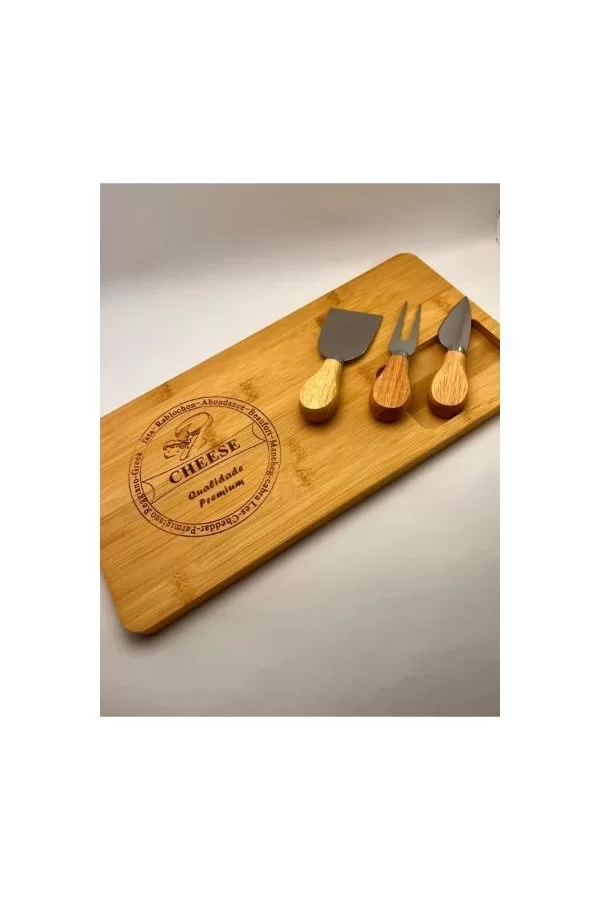 Bambu Peynir Kesme Sunum Tahtası