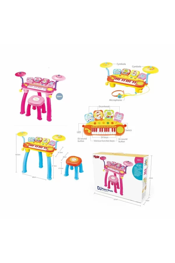 Bao-1601 24 Tuşlu Dj Piano Davul Mp3 -vardem