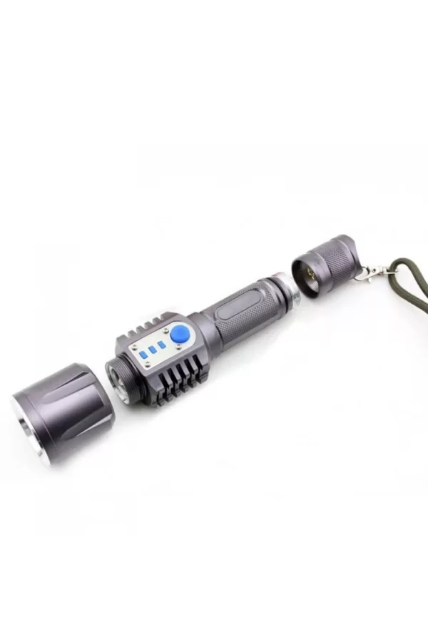 Baretta Brs18 Oto Şarjlı T6 Led 3000 Lümen El Feneri