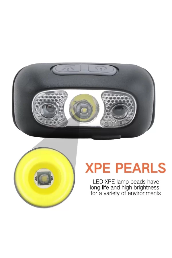 Baretta Brt61 Xpe Pearls Led Hareket Sensörlü Mini Usb Şarjlı Kafa Feneri