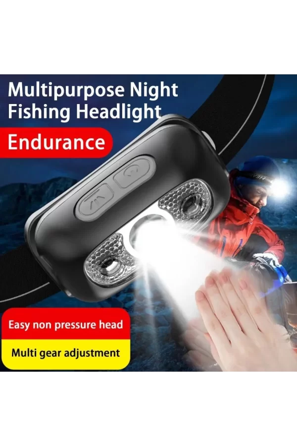 Baretta Brt61 Xpe Pearls Led Hareket Sensörlü Mini Usb Şarjlı Kafa Feneri