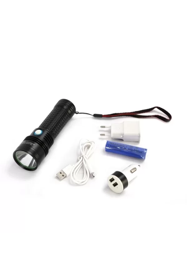 Baretta Tk92 2000 Lümen Amerikan L2 Led Profesyonel Şarjlı El Feneri