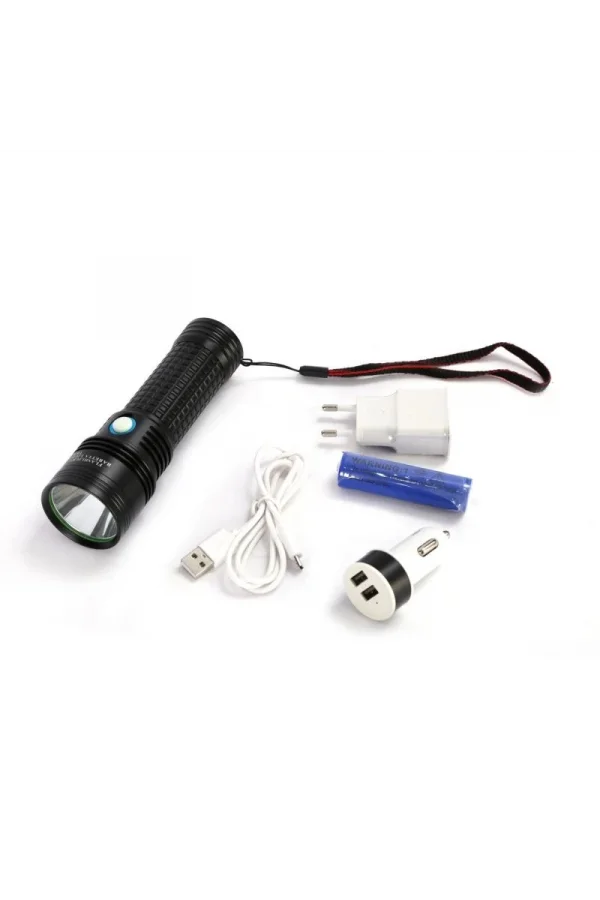Baretta Tk92 2000 Lümen Amerikan L2 Led Profesyonel Şarjlı El Feneri