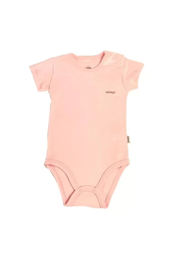 Luz&Pos Basic Kısa Kol Body Pembe