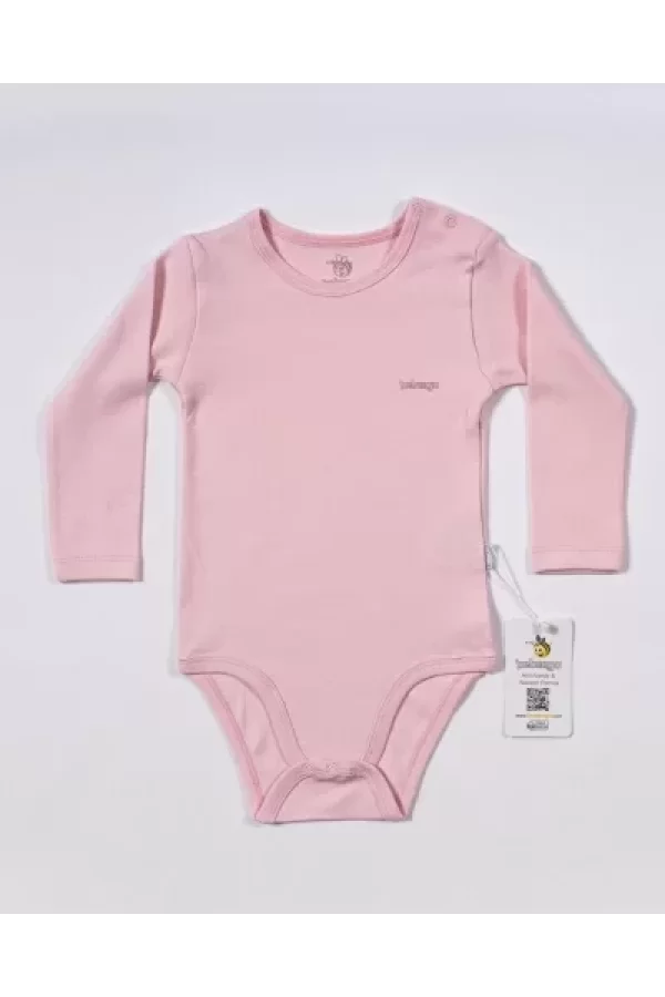 Luz&Pos Basic Uzun Kol Body Pembe