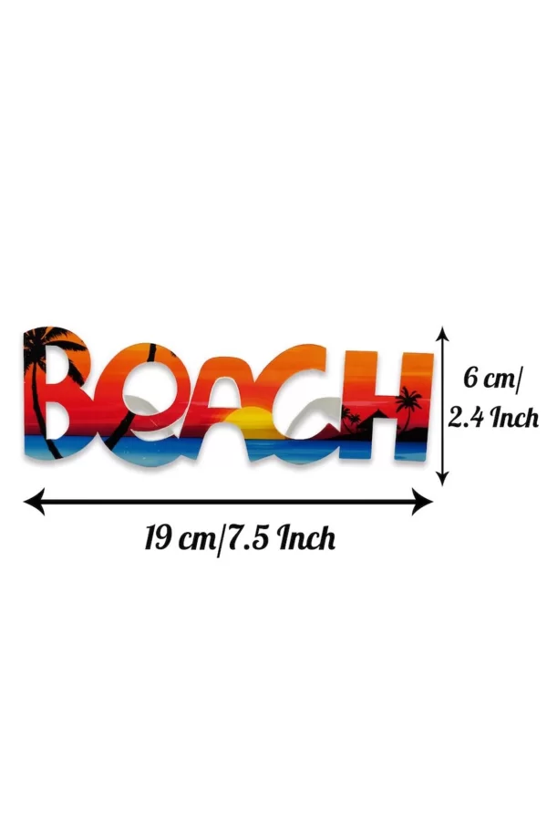 Beach Yazılı Parti Gözlüğü Yaza Merhaba Hawaii Show Gözlüğü 19x6 Cm