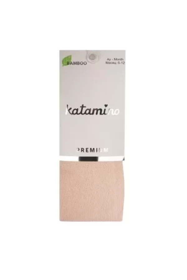 Luz&Pos Bebek Bambu Külotlu Çorap  Pudra