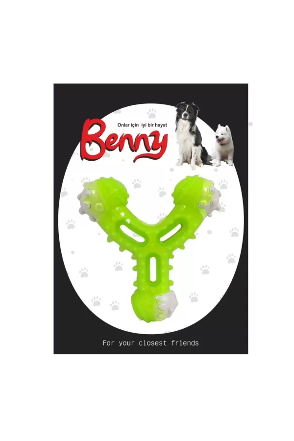 Benny Diş Kaşıma Köpek Oyuncağı Çatal 11 cm Çeşitli Renklerde