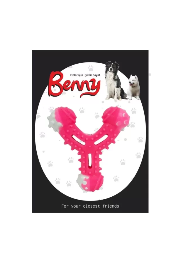 Benny Diş Kaşıma Köpek Oyuncağı Çatal 11 cm Çeşitli Renklerde