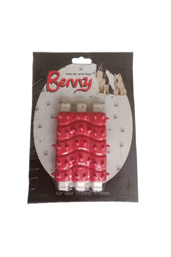 Benny Diş Kaşıma Köpek Oyuncağı Kaburga 10 cm 3 lü