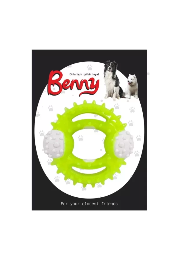 Benny Diş Kaşıma Köpek Oyuncağı Yuvarlak 9,5 cm Çeşitli Renklerde