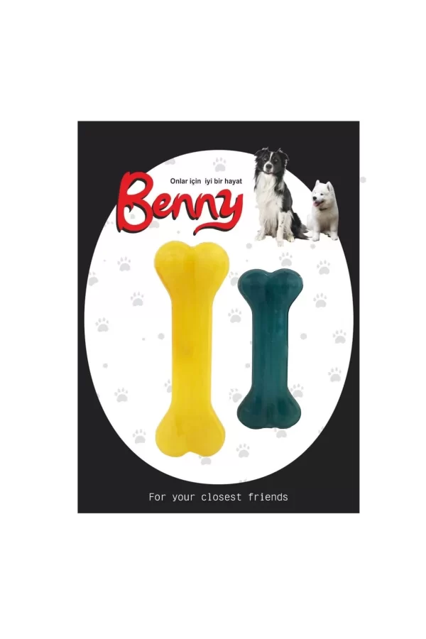 Benny Köpek Oyuncağı İkili Kemik 14 x 4.5 cm ve 3 x 9 cm İki Adet