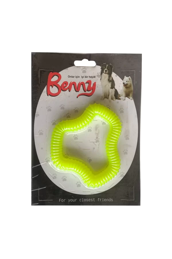 Benny Köpek Oyuncağı Sert 11 x 10 cm Neon Yeşil