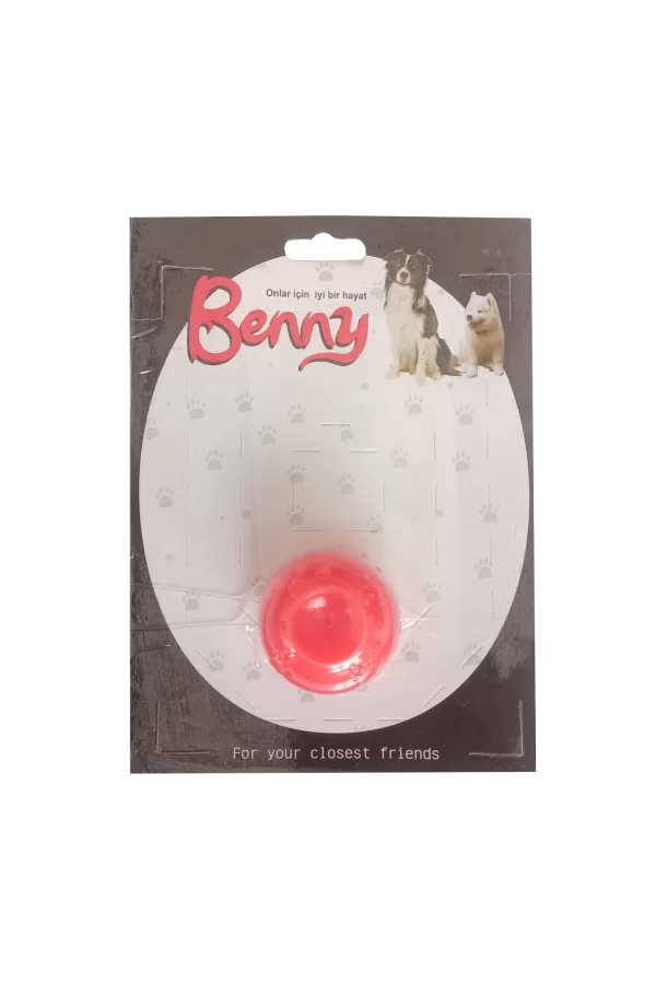 Benny Köpek Oyuncağı Sert Top 5 cm Kırmızı