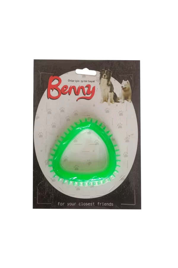 Benny Köpek Oyuncağı Üçgen 8 x 8.5 cm Yeşil