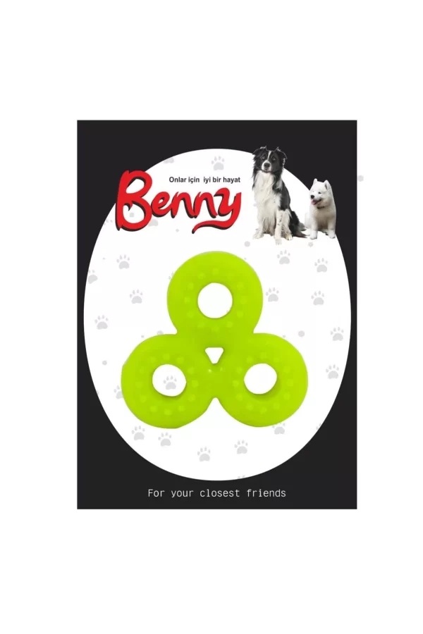 Benny Köpek Oyuncağı Üçlü Halka 9 x 9 cm Çeşitli Renklerde