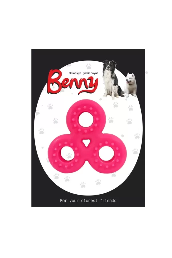 Benny Köpek Oyuncağı Üçlü Halka 9 x 9 cm Çeşitli Renklerde
