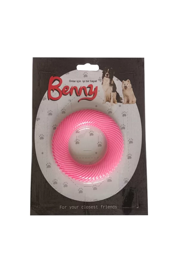 Benny Köpek Oyuncağı Yuvarlak 9,5 cm Pembe