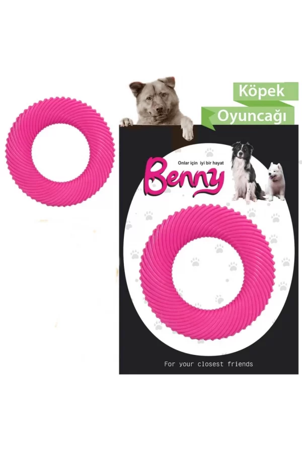 Benny Köpek Oyuncağı Yuvarlak 9,5 cm Pembe