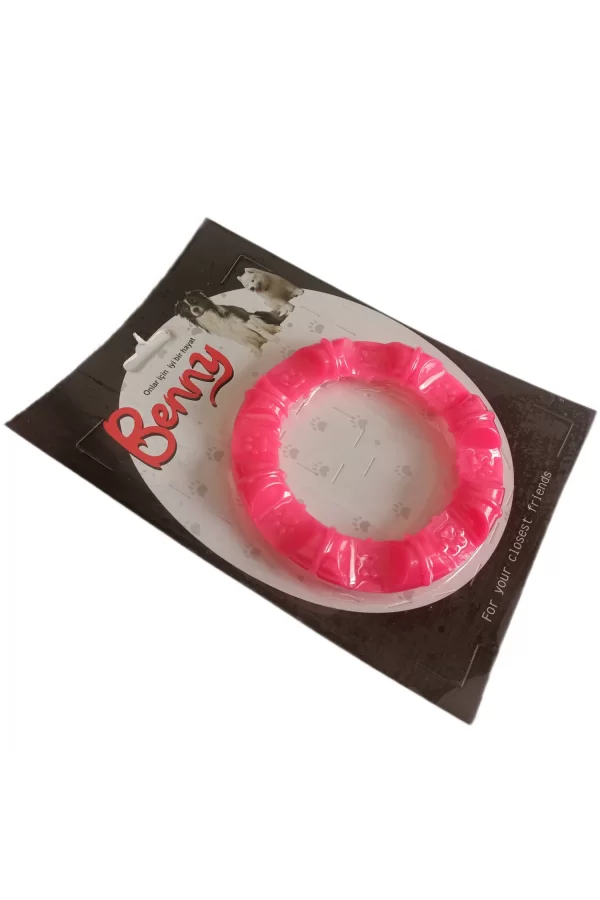 Benny Köpek Oyuncağı Yuvarlak Şekilli 11,5 cm Pembe