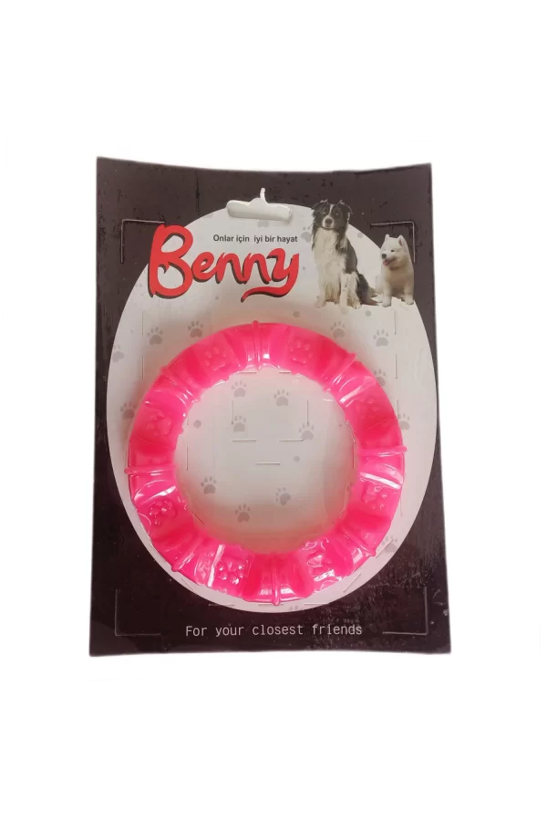 Benny Köpek Oyuncağı Yuvarlak Şekilli 11,5 cm Pembe