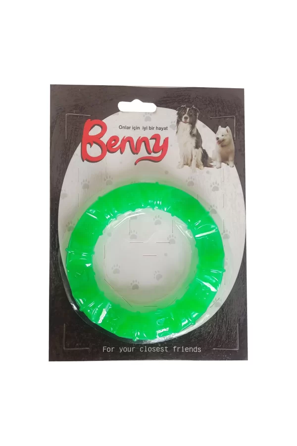 Benny Köpek Oyuncağı Yuvarlak Şekilli 11,5 cm Yeşil
