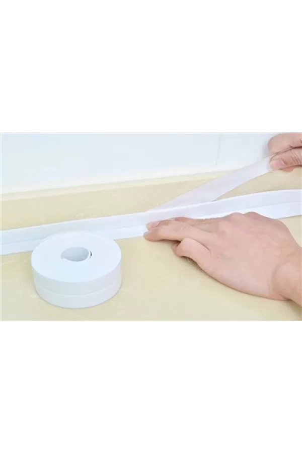 BEYAZ Su Sızdırmaz Lavabo Kenar Bandı (KUTUSUZ)(3.2m)