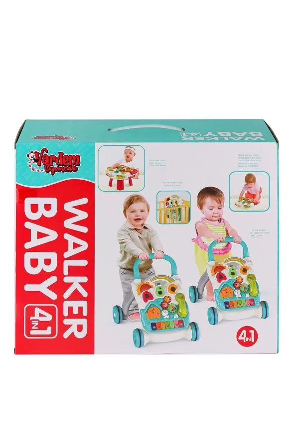 Bıb-6017 Pianolu Yürüme Arkadaşı 4ın1