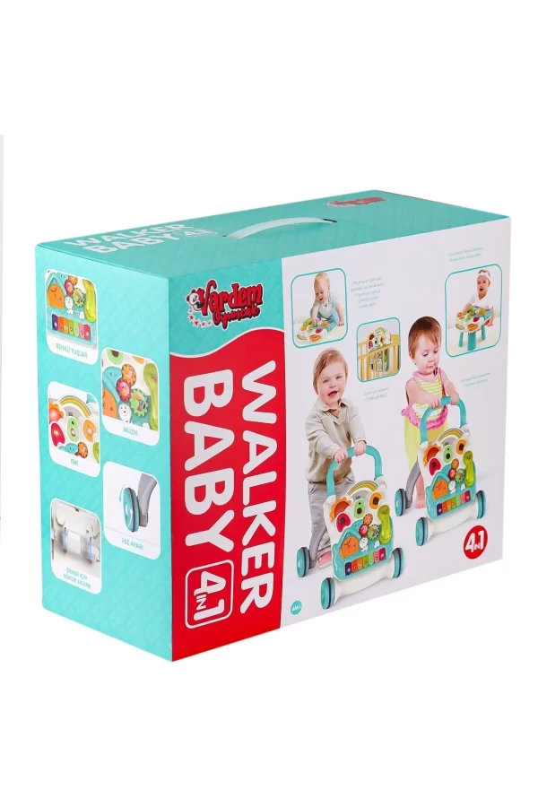 Bıb-6017 Pianolu Yürüme Arkadaşı 4ın1