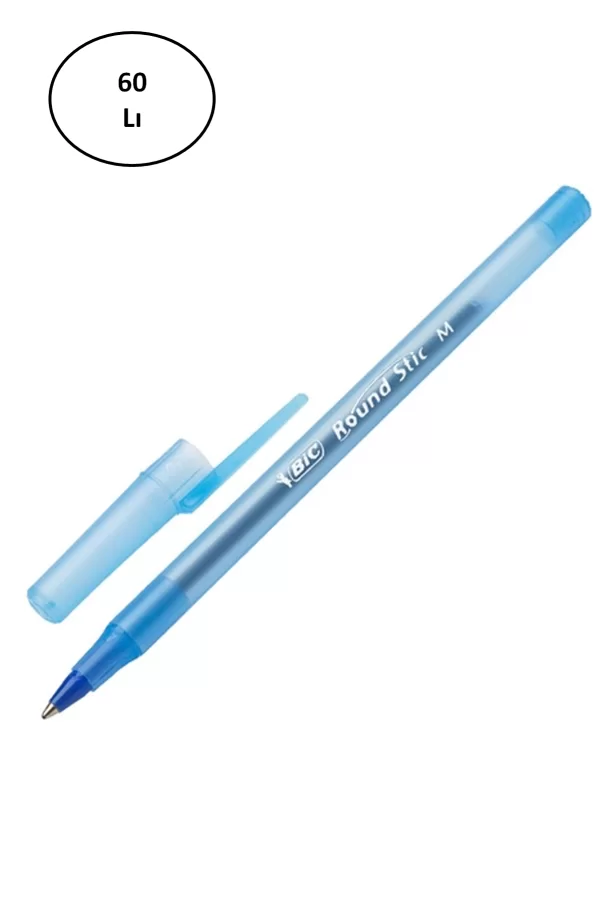 Bic Round Stic Tükenmez Kalem Mavi 60lı