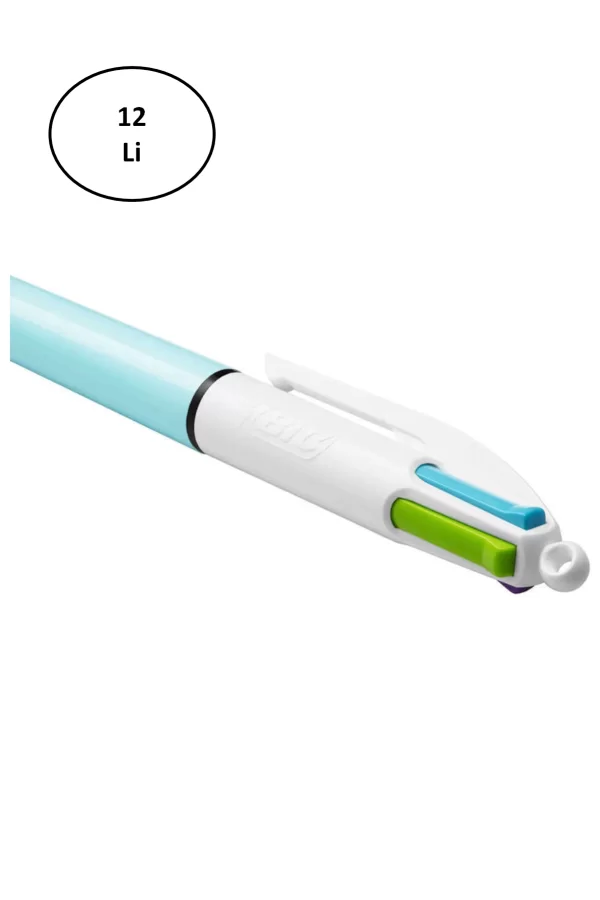 Bic Tükenmez Kalem Fun Mekanizmalı 4 Renk 12li