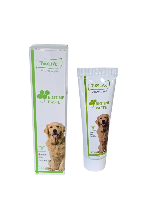 Biolive Biotine Köpekler İçin Tüy Döküm Önleyici Pasta 100gr