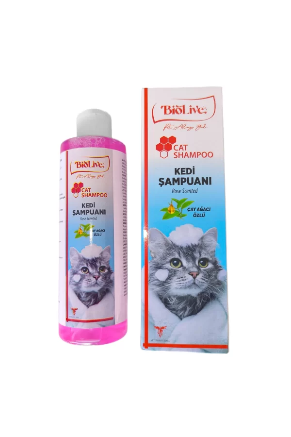 Biolive Çay Ağacı Özlü Kedi Şampuanı 200ml
