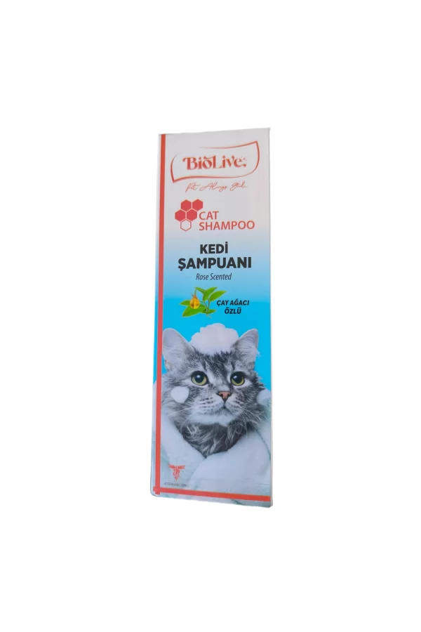 Biolive Çay Ağacı Özlü Kedi Şampuanı 200ml