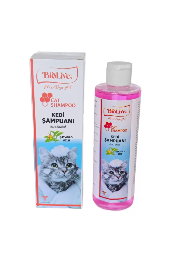 Biolive Çay Ağacı Özlü Kedi Şampuanı 200ml
