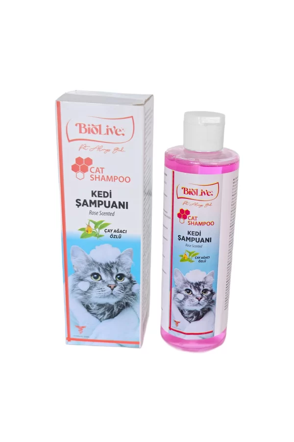 Biolive Çay Ağacı Özlü Kedi Şampuanı 200ml