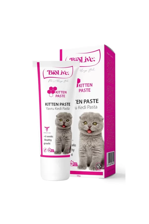 Biolive Kitten Yavru Kediler İçin Malt Vitamin Paste 100gr