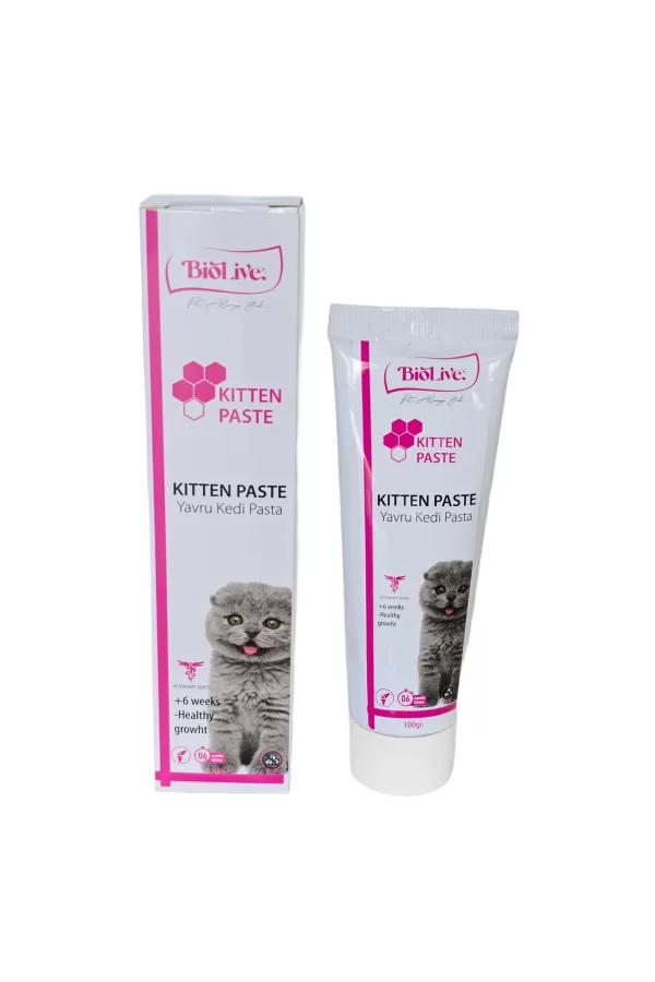 Biolive Kitten Yavru Kediler İçin Malt Vitamin Paste 100gr