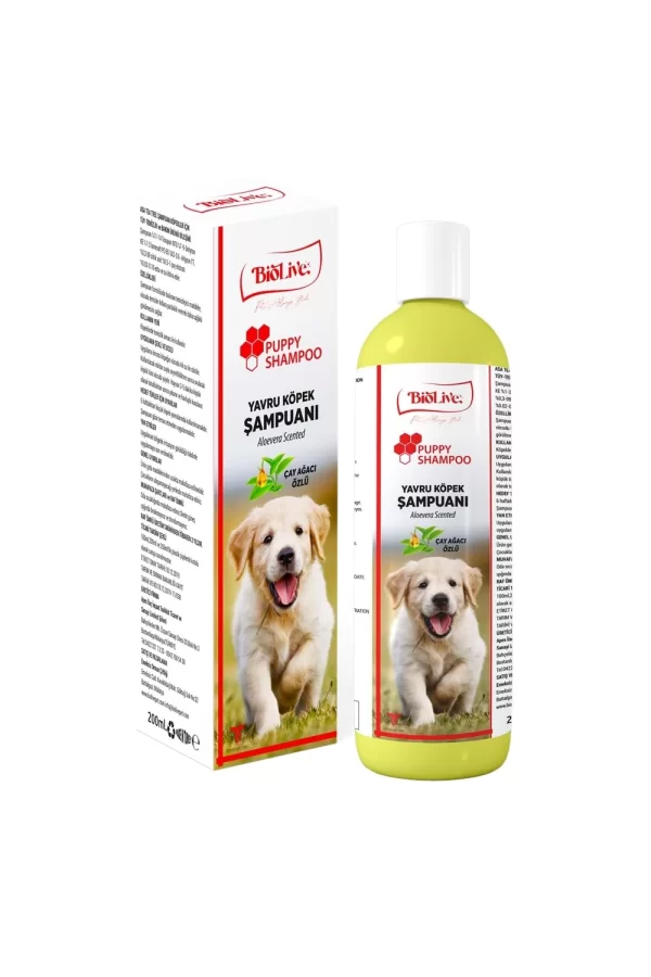 Biolive Puppy Çay Ağacı Özlü Yavru Köpek Şampuanı 200ml