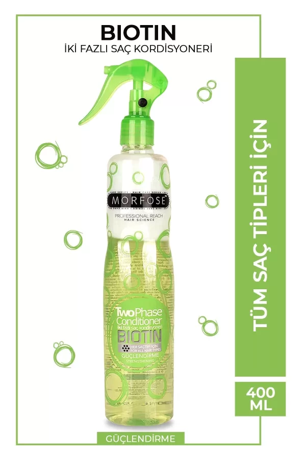Biotin Çift Fazlı Saç Kondisyoner Fön Suyu 400 ML - mrfs