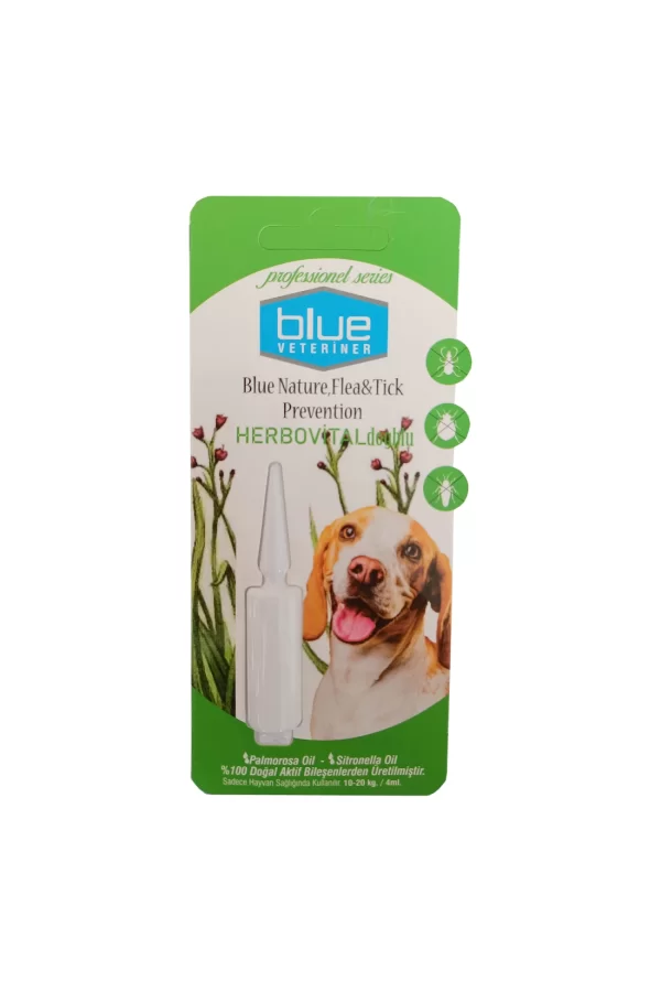 Blue Veteriner Herbiovital Bitkisel Köpek Damlası 4 ml ( 10-20 kg )