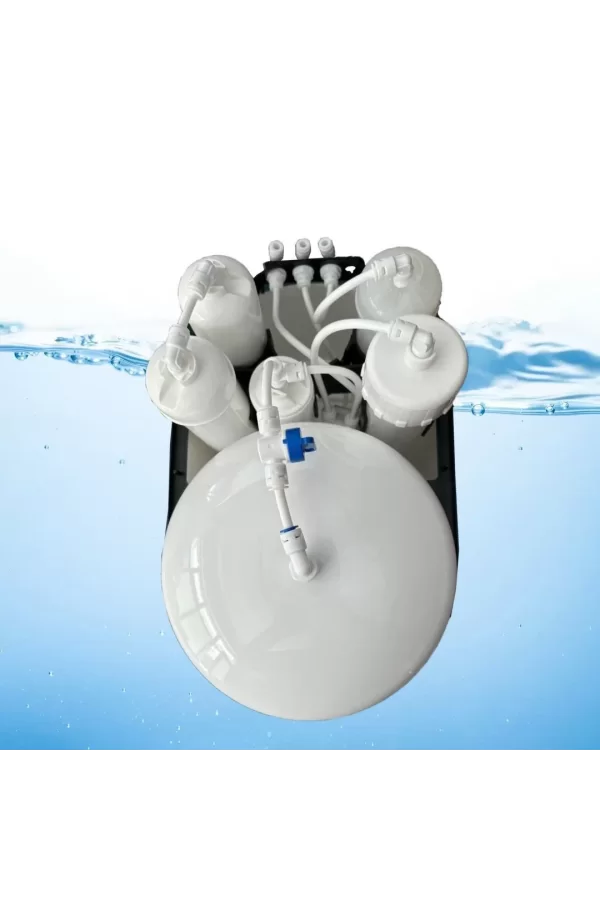 Luz&Pos Bms Su Arıtma 5 Aşamalı 8 Lt Çelik Tanklı Pompasız Multi Mineralli Su Arıtma Cihazı Premium Seri