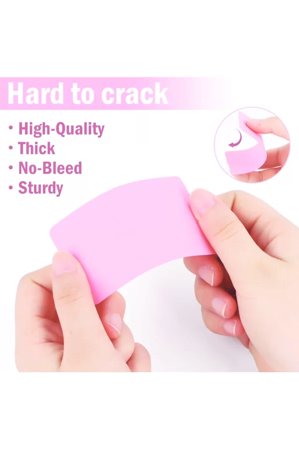 Boş Kelime Kartları 5x8 cm - 50 Adet Oval Kenarlı | Tabu & Not Kartları - Sarı