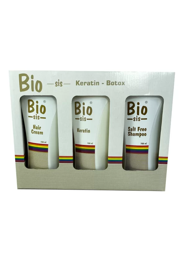 Brezilya Fönü 3lü Kutulu Set Keratin + Saç Kremi + Tuzsuz Şampuan Düz ve Işıltılı Saçlar Botox