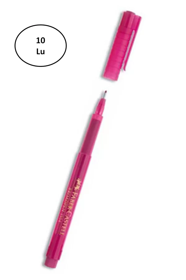 Broadpen 1554 Pembe 5020155428 Faber Castell 10lu