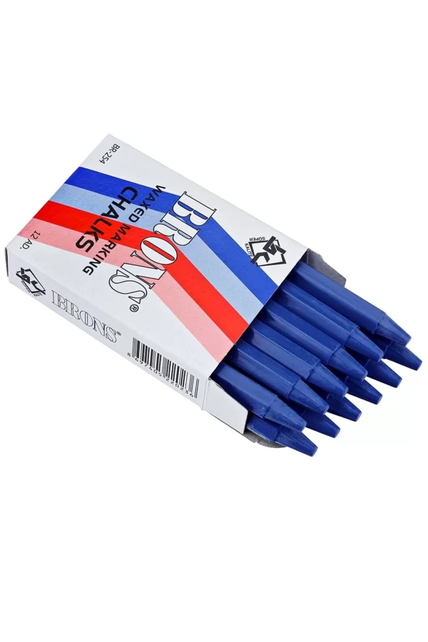Brons BR-254 Tebeşir 12li Kutu Mavi