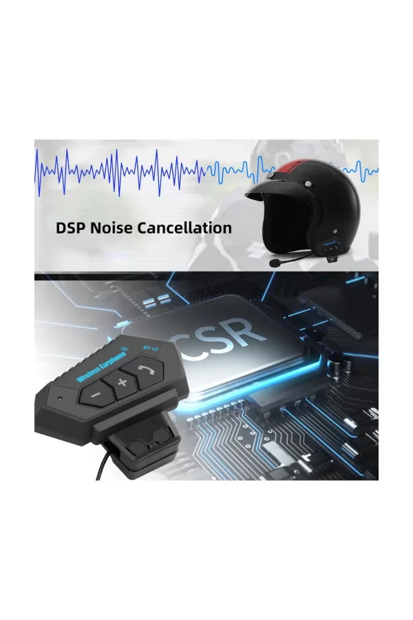 Bt12 Kask Kulaklık Bluetooth Motosiklet Kulaklık Interkom Motorsiklet Kulaklık