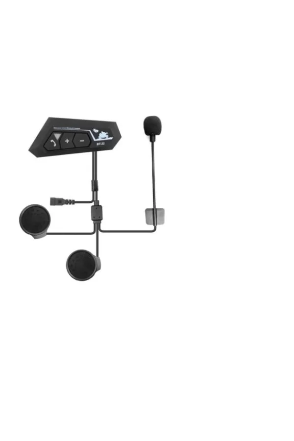 Bt22 Kask Kulaklık Bluetooth Motosiklet Kulaklık 5.0 Bluetooth Interkom Motorsiklet Kulaklık