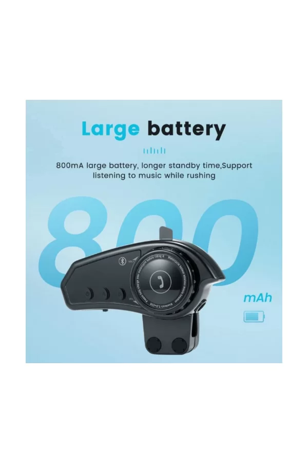 Bt35 Kask Kulaklık Bluetooth 5.0 Motosiklet Interkom Su Geçirmez Kablosuz Kulaklık