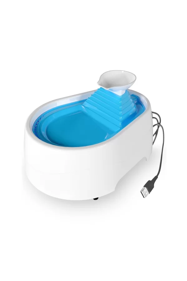 Cado Pet Kedi Köpek Su Pınarı Şelale 2 Litre - 5 volt ( usb'li ) Mavi